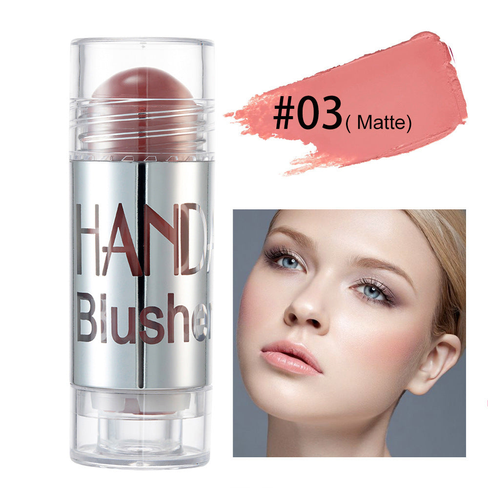Cheek Blusher Shimmer Blush Stick Face Makeup 