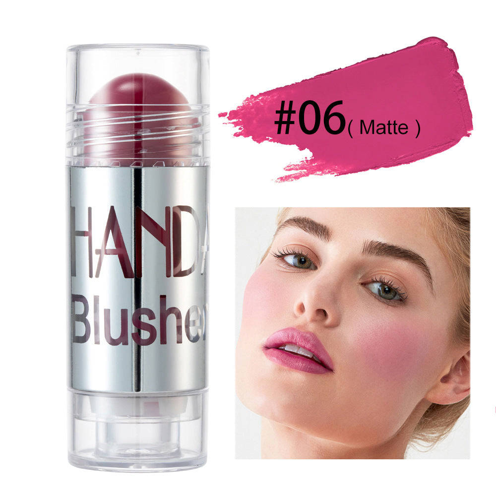 Cheek Blusher Shimmer Blush Stick Face Makeup 